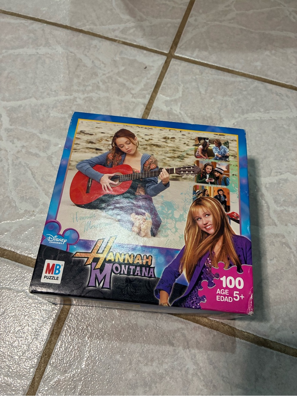 Hannah Montana 100-Piece Jigsaw Puzzle - Purple & Blue
